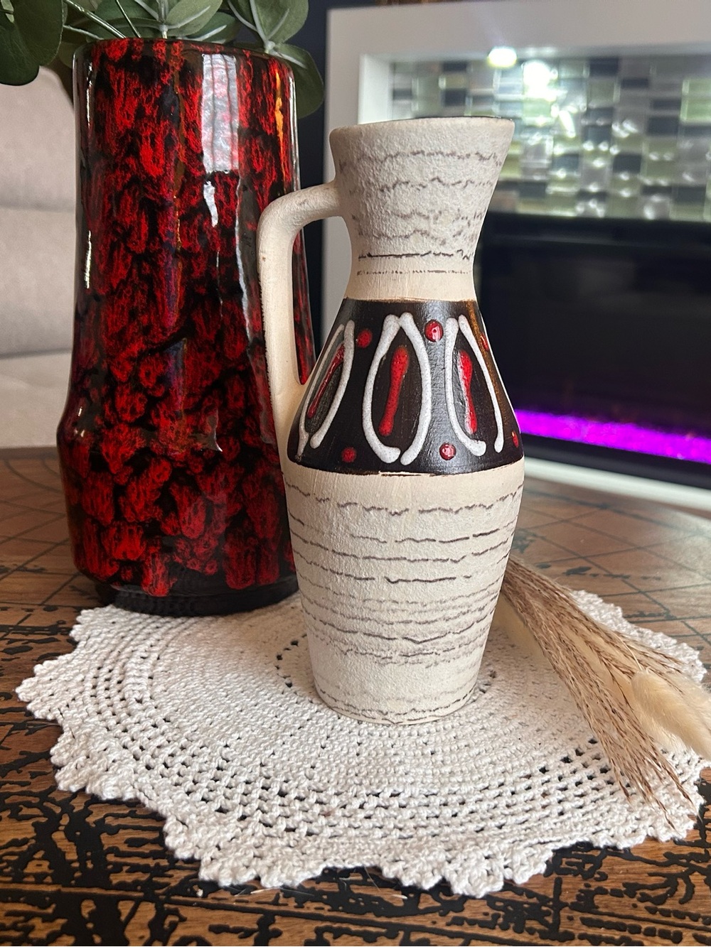 Vintage Scheurich 274-21 West German Pottery Pitcher Vase | Mid Century Modern